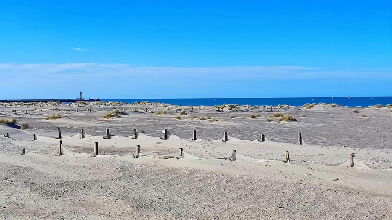 Studio Malouin - Sur La Digue De Malo Les Bains Avec Vue Sur Mer المظهر الخارجي الصورة
